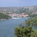 Einfahrt zum Krka Nationalpark